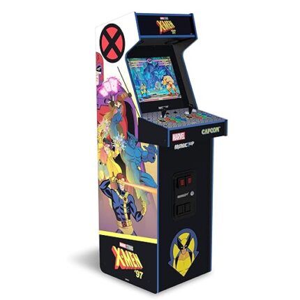 Arcade1Up Marvel Vs. Capcom 2 X-Men ‘97 Edition Deluxe Arcade Machine, Built for Your Home, Over 5-Foot-Tall Cabinet wit