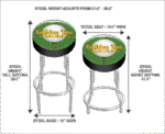 Golden Tee Adjustable Stool