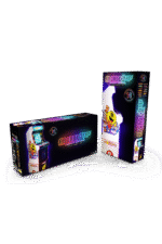 PAC-MAN Customizable Arcade Game Featuring PAC-MANIA 14-in-1 Games & 100 Bonus Stickers