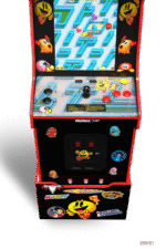 PAC-MAN Customizable Arcade Game Featuring PAC-MANIA 14-in-1 Games & 100 Bonus Stickers