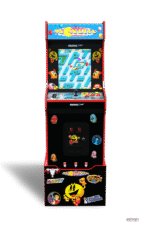 PAC-MAN Customizable Arcade Game Featuring PAC-MANIA 14-in-1 Games & 100 Bonus Stickers